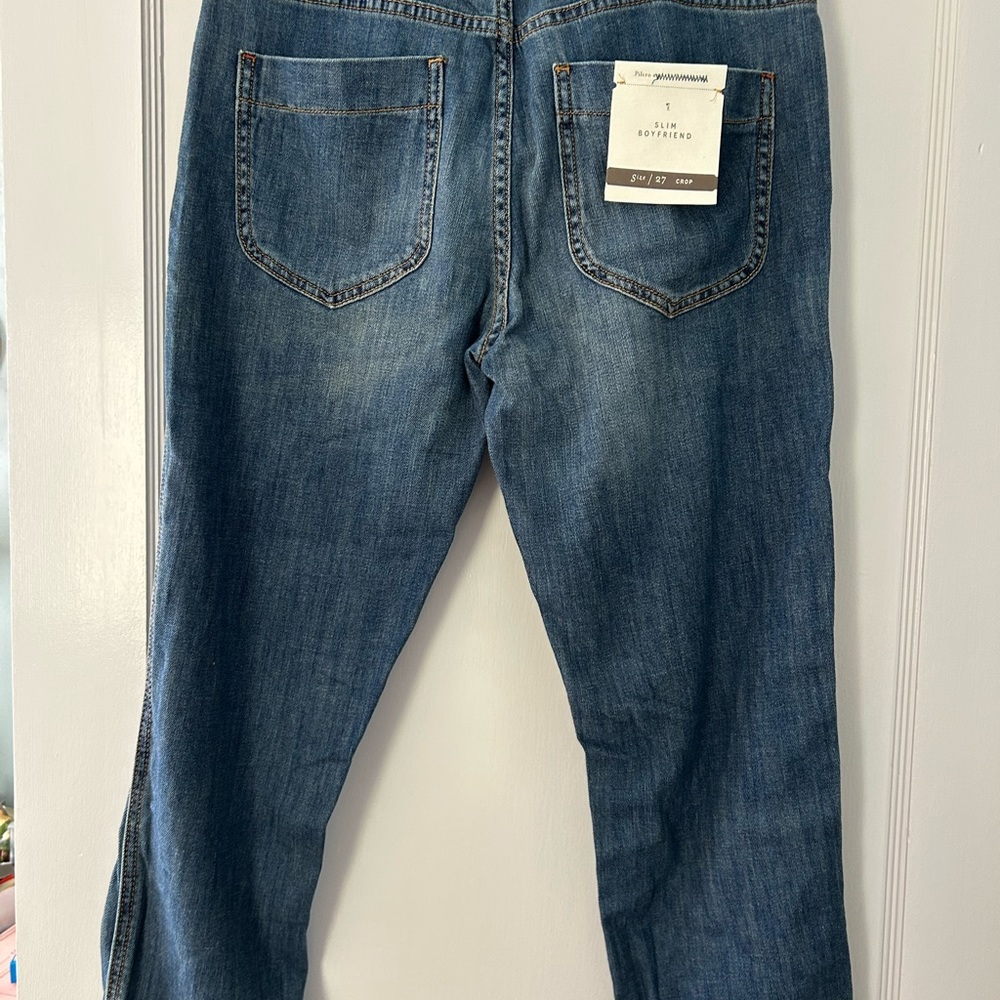 New! Anthropologie Pilcro and the Letterpress Slim Boyfriend jeans.